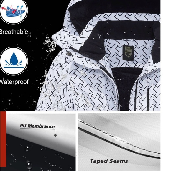 Stylish Black and White  Jacket - Picture 6 of 11